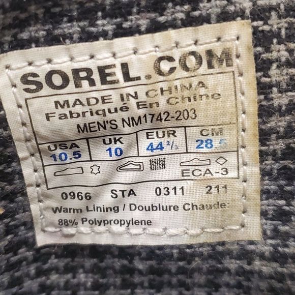 Sorel Men\'s Brown NM1742-203 Leather Lace Up Winter Ankle Combat Boots Size 10.5 main image 6